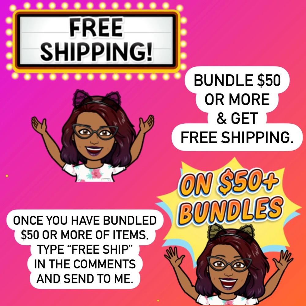 FREE SHIPPING when you bundle $50 or more.